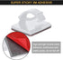 3M Cable Clips Self Adhesive Cord Organizer, Wire Holder Clamp Management Sticky for Desk Car Dash Cam Tables Wall, White 50pcs...