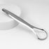 Silver Tartar Removal Tool Oral Tongue Scraper Cleaner Portable Non-slip Handle Tongue Brushes, Scrapers and Cleaners...