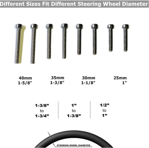 1 Set Universal Deluxe Steering Wheel Spinner Knob Replace TY26583 fit for John deere Tractors Lawn Mowers Forklifts Car Truck Boat...