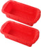 2 Pieces Silicone Bread Loaf Pan Cake Mold Nonstick Silicone Homemade Loaf Holiday Baking Pan for Homemade Cake, Break, Meatloaf, Quiche (8.25 x 4...