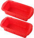 2 Pieces Silicone Bread Loaf Pan Cake Mold Nonstick Silicone Homemade Loaf Holiday Baking Pan for Homemade Cake, Break, Meatloaf, Quiche (8.25 x 4...