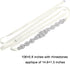 3 Pieces Rhinestone Bridal Belt, Silver Crystal Bridal Sash with White Ribbon Wedding Dresses Belt for Women, Bride, Bridesmaids, Gown, Party, Pro...