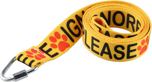 Funny Dog Leash Please Ignore Me Dog Leash Walking Training Dog Leashes Dog Owner Pet Lover Gift (Please Ignore Me-YE)...
