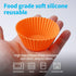 Silicone Bento Lunch Box Dividers 3 Shapes of Standard Round & Square & Rectangle - Reusable Silicone Cupcake Liners Non-Stick Muffin Cups for Bak...