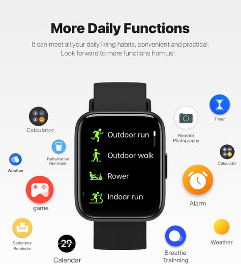 Smart Watch for Men Women - Answer/Make Calls/Quick Reply/AI Voice Assistant, 1.83" for Android iPhone Samsung Compatible IP68 Smartwatch Blood Ox...
