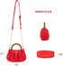 Milan Chiva Clutch Purses for Women Small Handbags Dumpling Mini Cloud Bag with Wooden Handle...