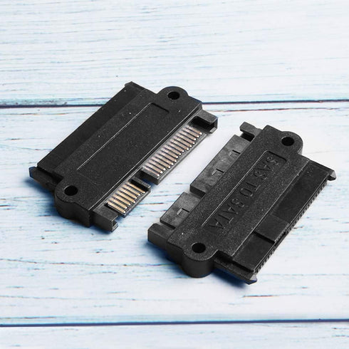 2Pcs Main Board Small Port SAS Hard Disk Adapter SFF-8482 to SATA 22 Pin Adapter Card...