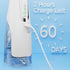 Water Flossers for Teeth - 310ML Tank USB Rechargeable Dental Flosser, IPX7 Waterproof 4 Modes & 4 Jet Tips Portable Dental Oral Irrigator for Tra...