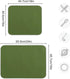 Olive Green Solid Color Dish Drying Mat Absorbent Reversible Dish Draining Mat for Kitchen Countertops Sinks, 16 x 18 Inch...