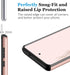 SAMONPOW Compatible with Samsung Galaxy S22 Case with Card Holder Wallet Case Shockproof Silicone TPU Hard PC Dual Layer Protective Case Compatibl...