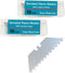 Serrated Blades for Utility Knife – TWO 10 Packs Heavy Duty Saw Razors for Box Cutter in Convenient Storage Box – Serrated Edge Razors 10 Packs, S...