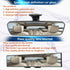 Rear View Mirror Suction Cup Rearview Mirror Universal Thickened Interior Rearview Mirror Wide Angle rearvier View Mirror for cars vehicles SUV Tr...