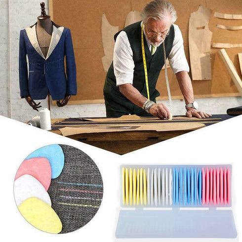 Triangle Tailors Chalk,Sewing Fabric Chalk and Fabric Markers for Quilting,Sewing Supplies Accessories(30 Pieces)...