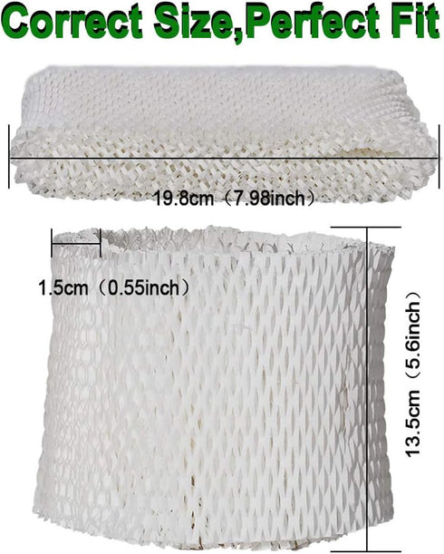 HIFROM Replace Air Humidifier Wick Filter for Philips HU4801/02/03 HU4102 HU4801 HU4803 HU4811 HU4813 Humidifier Parts Accessory (4pcs)