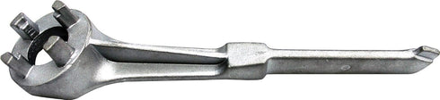 LUMAX LX-1724 Aluminum Drum Wrench (3/4" Slotted Bung/2" Bar Dung). Opens and tightens Most 2” and ¾” Drum Plugs. Overall Length: 10-1/2” (275 mm)...