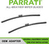 PARRATI® 24 Inch & 20 inch of High Performance Premium All-Season Automotive Replacement Front Windshield Wiper Blades for Audi A4 A5 A7 Volvo S90...