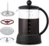 Easyworkz Eclipse French Press 27 oz Coffee Tea Maker with Borosilicate Glass...