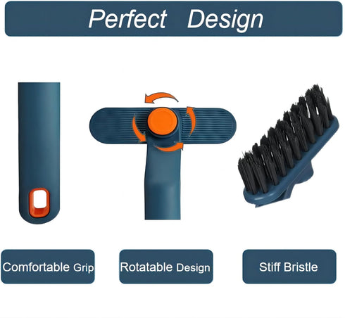 Cleaning Brush Crevice Cleaning Brush Cleaning Supplies Tools Multifunctional Hard Bristle Gap Cleaning Scrub Grout Brush Toilet Window Tile for H...
