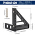 Carpenter Square Hole Position Scribing Ruler, 3D Woodworking Square Multi Angle 22.5-90 Degree Measuring Ruler with Angle Pin Versatile Speed Squ...