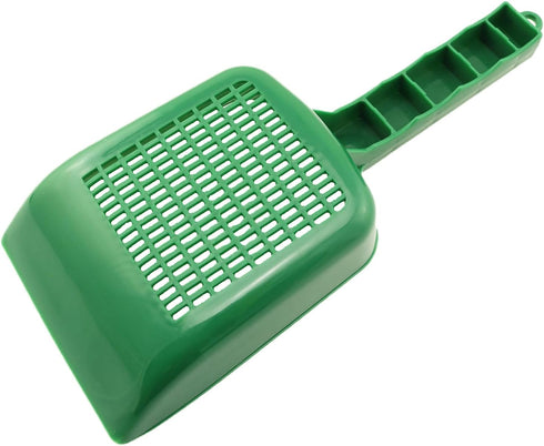 Aquarium Fish Tank Garden Sand Cleaning Shovel Green 5.11x4.33inch Lizard Feces Scoop Sand Filter Used for Home Gardens Fish Tanks and Swimming Po...