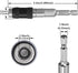 Pivoting Bit Holder Magnetic Pivot Drill Bit Holder Hex Shank Flexible Screwdriver Bit Holder for Tight Spaces 2 Pack...