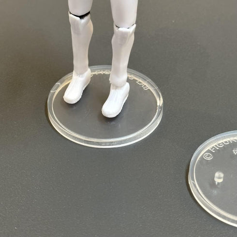 30Pcs 37.5mm wide Round Clear Action Figure Display Stands Fit for 3.75” MODERN Star Wars / MODERN Gi Joe / Marvel Legends Figure toy...