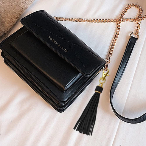 PAMIR TONG 5.9'' 15pcs PU Leather Tassel for Purse With Golden Metal Caps Lobster Swivel Keychain Tassels For Handbag Phone Car Key Jewelry DIY Cr...