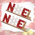 SUPVOX 2pcs Christmas Wooden Decorations Xmas Holiady Tabletop Noel Sign Decorations Ornament...