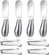 Spreader Knife Set,8-Piece Cheese and Butter Spreader Knives,Mini Serving Tongs,Stainless Steel Multipurpose Butter Knives Used for Cheese, Cold B...