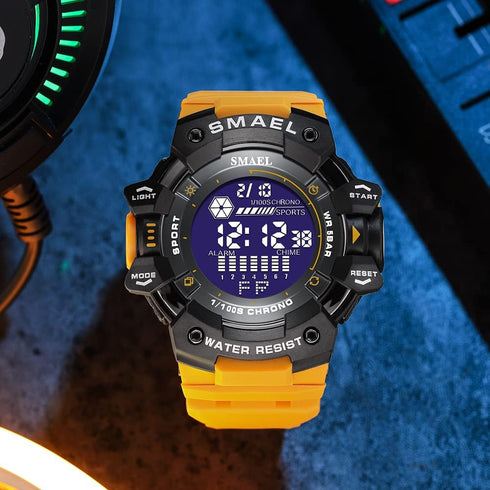 Men's Military Watch Outdoor Digital Sports Watches LED Waterproof Chronograph Electronic Wristwatch with Date Alarm Stopwatch for Men Women...