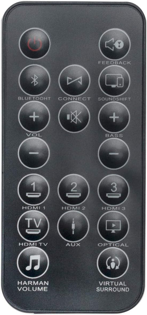 New Replacement Remote Control Applicable for JBL Cinema Soundbar SB450 JBLBAR31BLKAM Sound Bar Cinema SB 450...