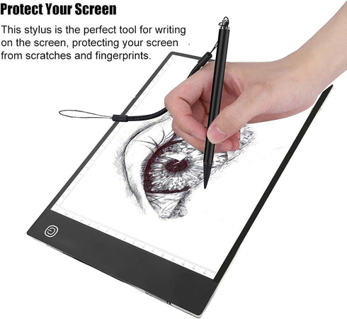 Touch Pen Screen, Screen Touch Painting Pen Resistive Stylus with Spring Rope for POS PDA Navigator(Black)......