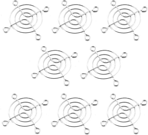 8Pcs 50x50mm Fan Protective Cover 3D Printer Accessories PC Case Laptop Cooling Fan Safety Metal Grill Protector...