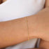 Womens Dainty Gold Chain Bracelet,Simple Layered Chain Bracelets,Beaded Turquoise Bracelet,Charm Crystal Bar,Heart,Karma,Triangle,Pearl Bracelets ...