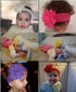 10Pcs/pack Baby Girls Headbands – Soft Elastic Hair Bands 10 Lovely Colour Chiffon Flowers Hair-bow Hair Accessories for Baby Girls Toddlers and K...