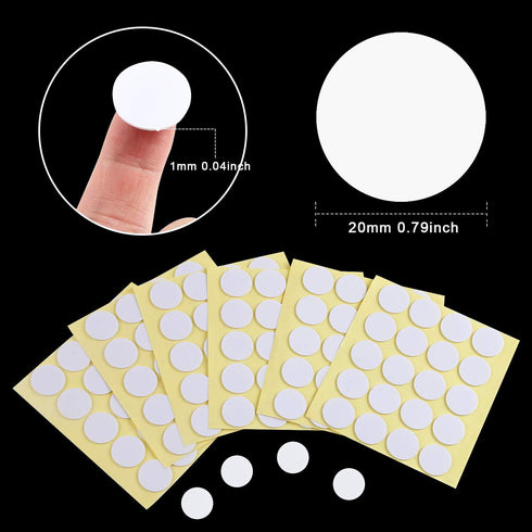 SANNIX 400PCS Candle Wick Stickers, Double-Sided Heat Resistant Stickers for Candle Making...