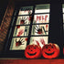 Tuzuaol 119 PCS Bloody Halloween Decorations Halloween Bloody Handprint Footprints Knife Stickers Window Wall Floor Clings Decals Horror Bathroom ...