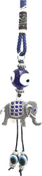 Rear View Mirror Accessories, Car Decoration Ornament with Evil Eye (Elephant Design I)...