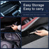 Car Rearview Mirror Wiper Telescopic Auto Mirror Squeegee Cleaner, Retractable Rear-View Mirror Wiper Snow Brush and Ice Scraper, Telescopic 98cm ...