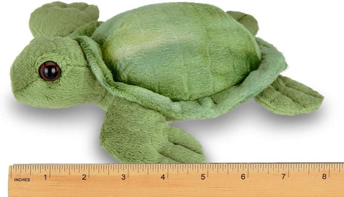Bearington Collection Lil' Shelton Plush Sea Turtle Stuffed Animal, 7 Inches...