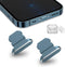 2 Pack Anti Dust Plugs for iPhone 13 11 12 Pro Max Dust Cover 8 Pin Dust Plug with Mini Storage Box iPhone Charging Port Plugs Compatible with iPh...