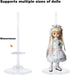 12Pcs Adjustable Doll Stands,Transparent and Lightweight Doll Display Rack Suitable for Different Sizes of Dolls Monsters,Action Figure Stand Doll...