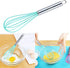 Webake 8 Inch and 10 Inch Silicone Whisk Set of 4, Egg Beater Whisk Balloon Egg Sauce Whisk with 6 Wires, French Whisk Stainless Steel Mini Silico...