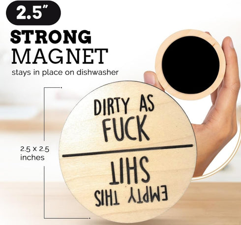 Funny Dishwasher Magnet Clean Dirty Sign, Kitchen Organization and Storage, Clean Dirty Magnet for Dishwasher, First Apartment Must Haves, New Hom...