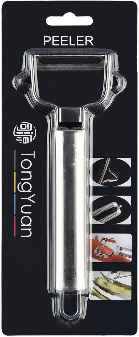 Fruits and Vegetables Peelers -Y Shape Swivel Potato Peeler-Stainless Steel Multifunctional Ultra Sharp Serrated Peeler-Great for Potatoes,Carrot,...