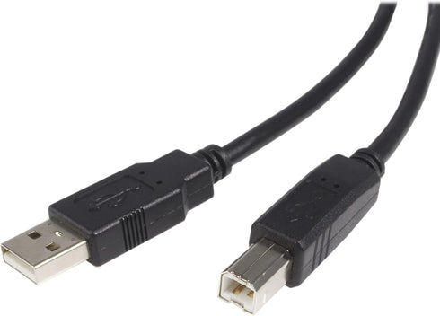 StarTech.com 3 ft USB 2.0 Certified A to B Cable - M/M (USB2HAB3), Black...