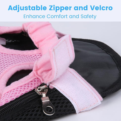 Dog Cat Backpack Carrier, Dog Carrier Adjustable for Small Medium Dogs, Pet Dog Front Chest Carriers Backpacks, Puppy Carrier Sling Backpack, Hold...