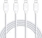 iPhone Charger, 4Pack 6FT Lightning to USB Charging Cable Cord Compatible with iPhone 13 12 11 Pro 11 XS MAX XR X 8 8Plus 7 7Plus 6 6Plus 6S 6SPlu...