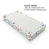 Spring Garden Flowers Rainbow Changing Pad Covers Watercolor Insects Floral Leaves Baby Diaper Changing Table Pad Sheets for Boy Girl Soft Stretch...