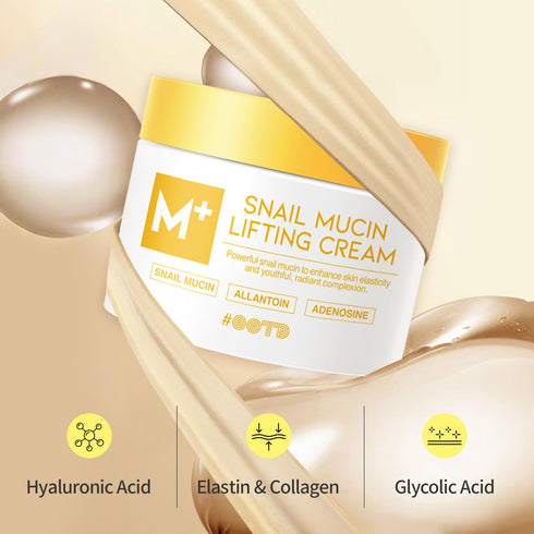 Snail Mucin Moisturizer Cream For Face, Lifting & Deep Hydrating Ceam For Face And Neck, Anti Aging, Smoothing, Korean Skincare For Glass Skin (3....